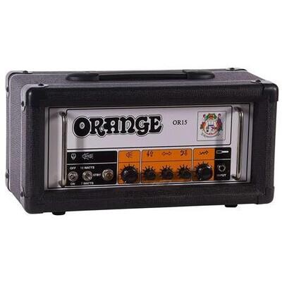 Orange OR15 15 Watt Guitar Amplifier Tube Head - Black