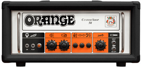Orange CS50H Custom Shop 50-Watt Guitar Amplifier Tube Head - Black
