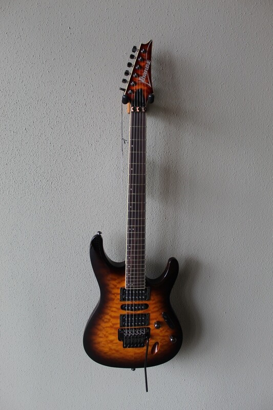 Ibanez S670QM Electric Guitar - Dragon Eye Burst