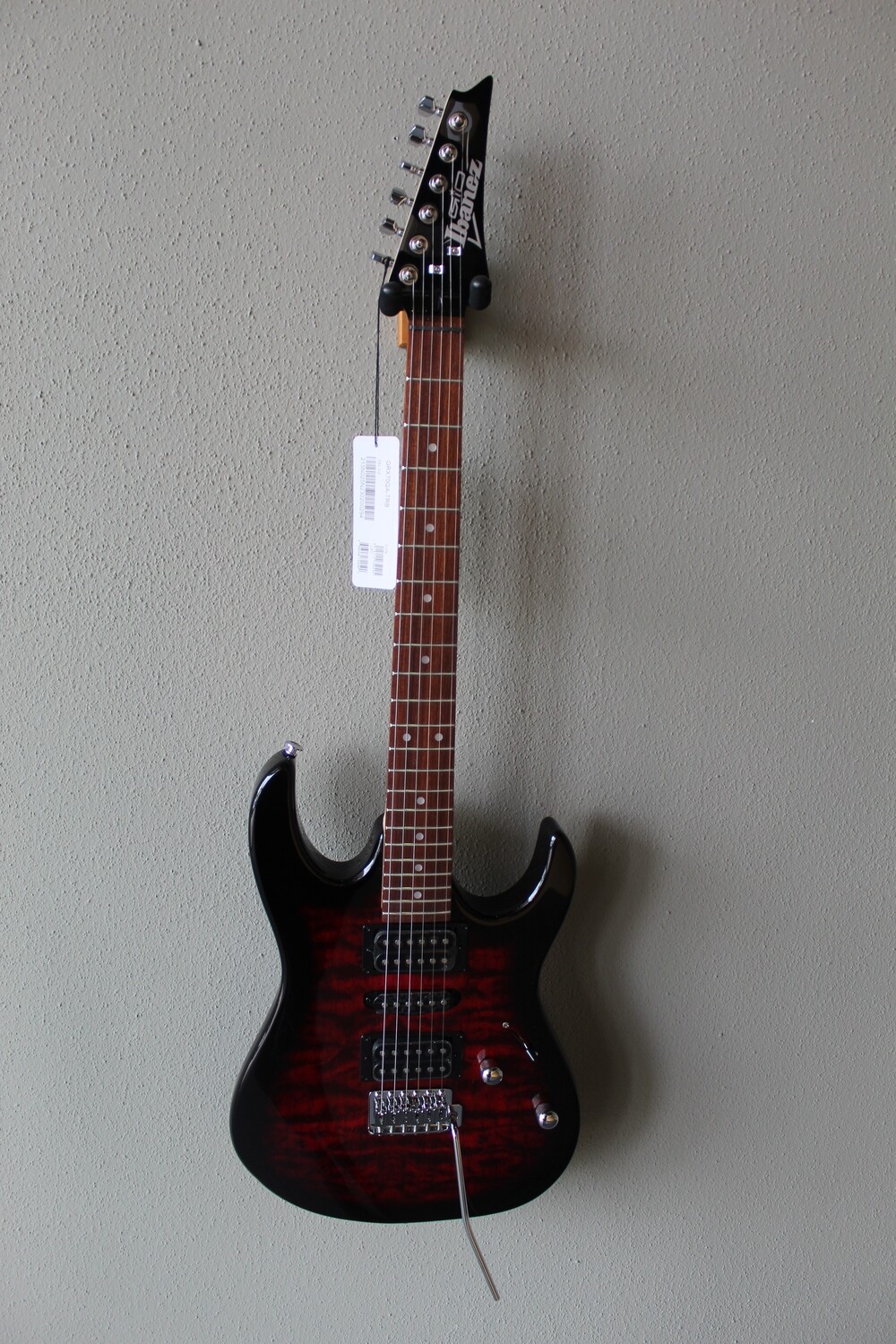 Ibanez Gio GRX70QA Electric Guitar - Transparent Red Burst | Memorial Music