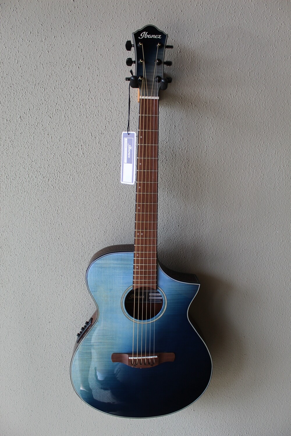 Ibanez AEWC32FM Thin Body Acoustic Electric Guitar Indigo Sunset