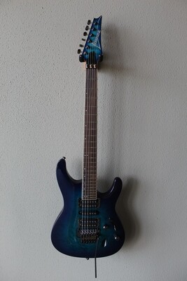 Ibanez S670QM Electric Guitar - Sapphire Blue