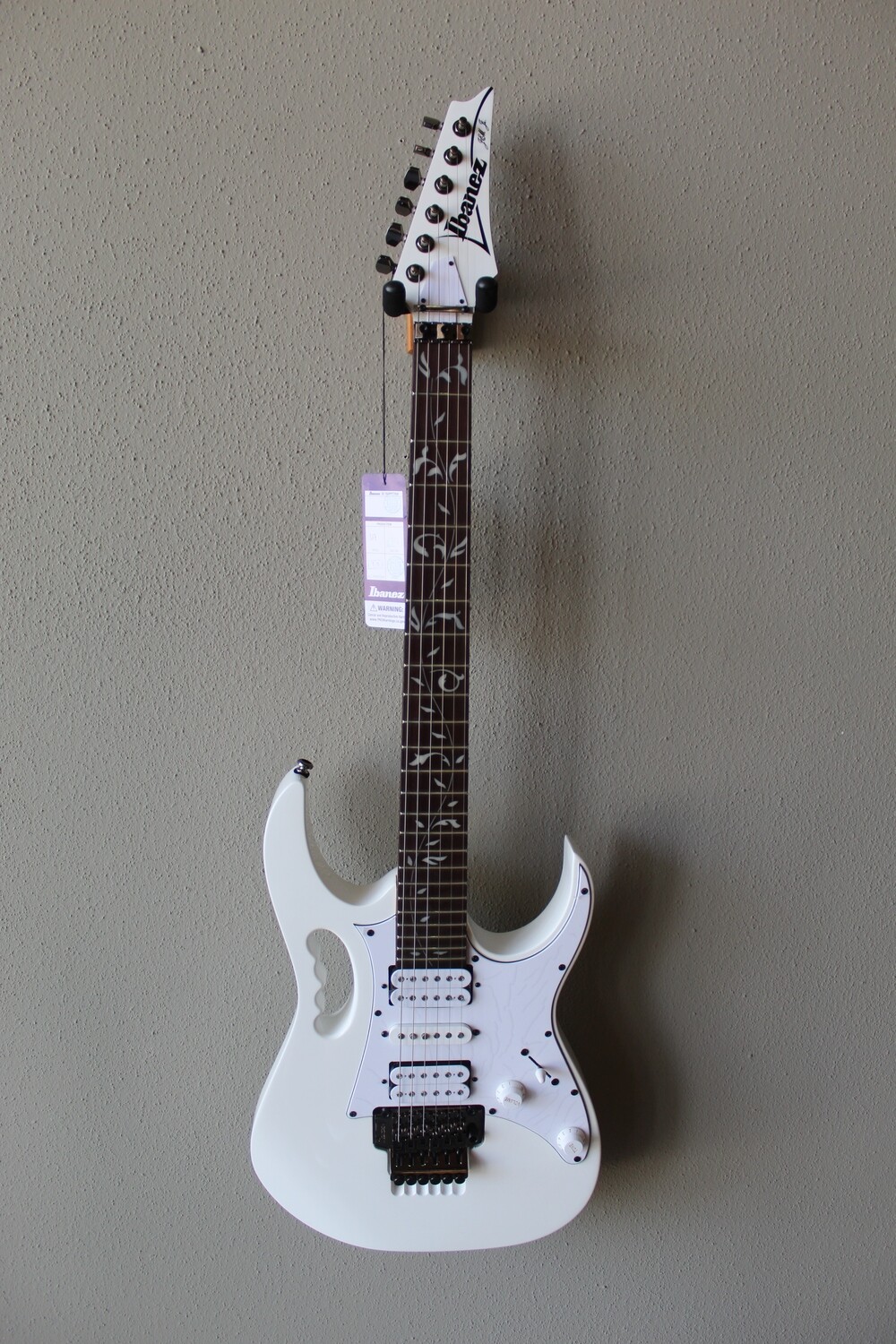 Ibanez JEMJR Steve Vai Signature Electric Guitar - White