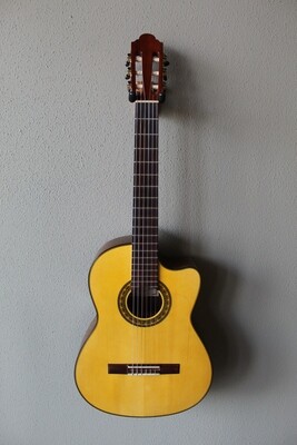 Used 2023 Marlon (Francisco) Navarro Flamenco Negra Guitar - with Cutaway
