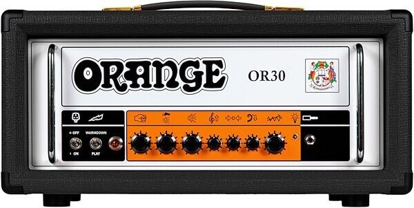 Orange OR30 30 Watt Electric Guitar Tube Amplifier Head - Black