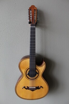 Marlon (Francisco) Navarro Solid Wood Acoustic/Electric Bajo Quinto Guitar