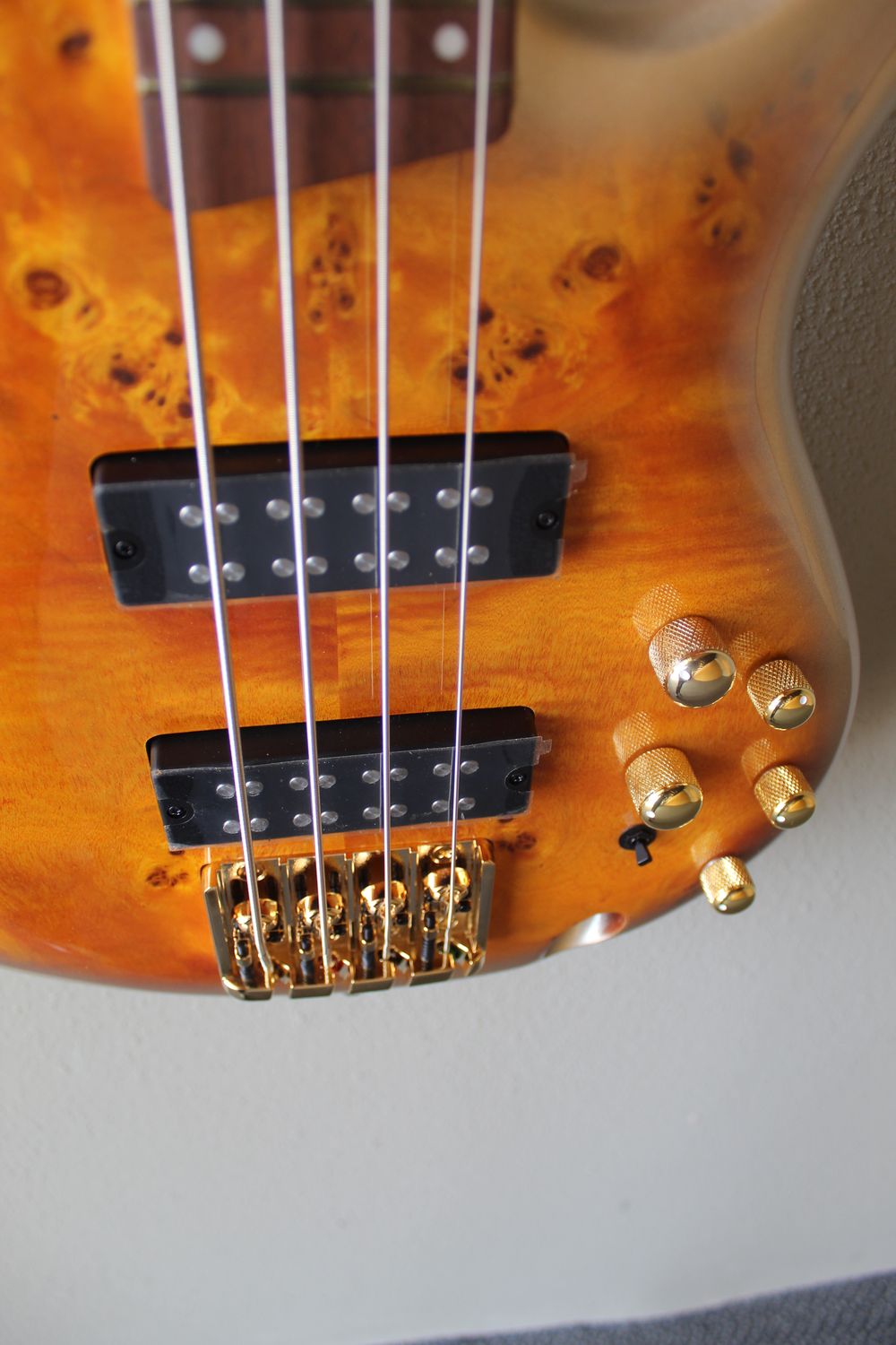 Ibanez エレキベース ゴールド 4弦 Ibanez SR400EPBDX Electric Bass Mars Gold Metallic Burst