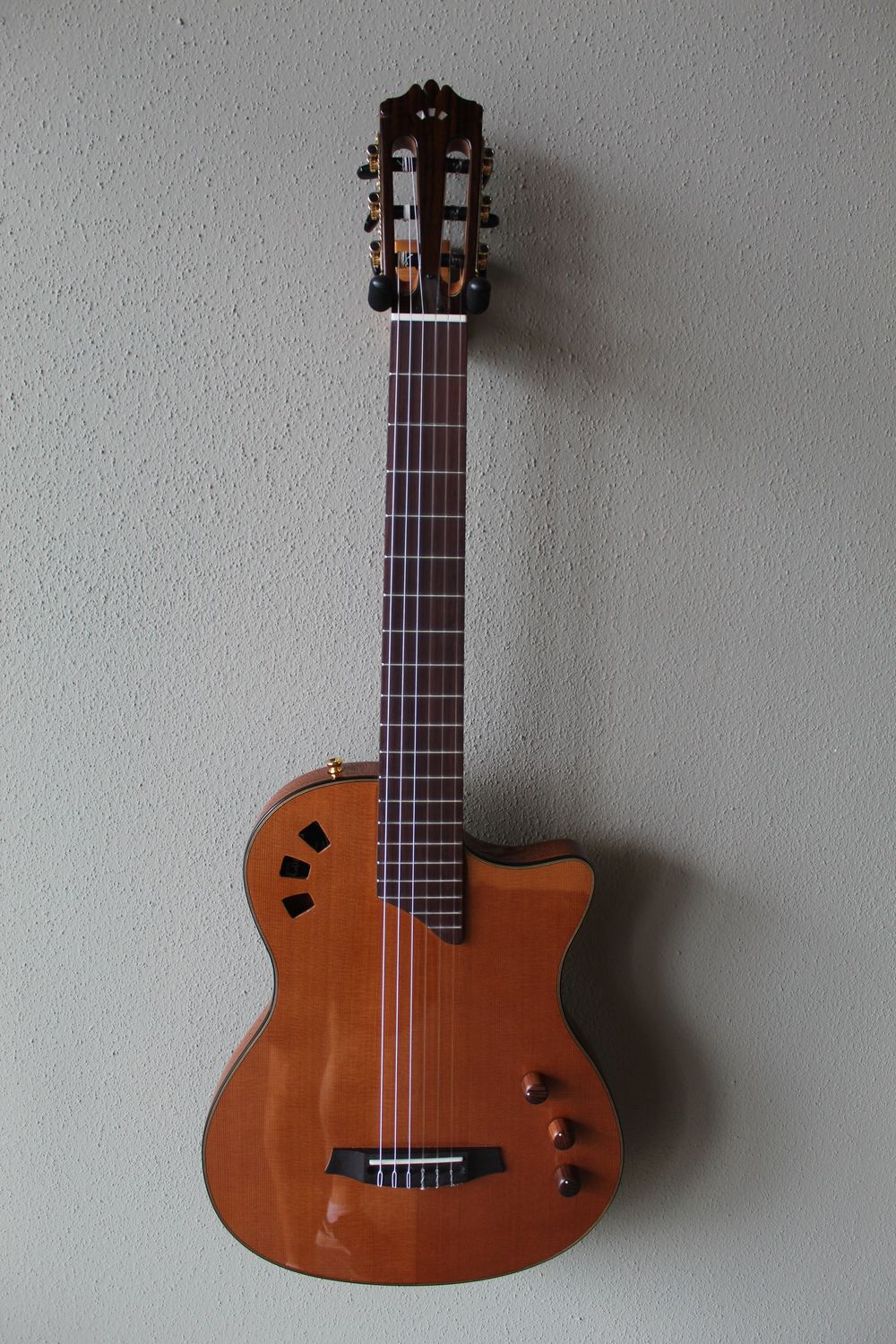 Cordoba Stage Traditional Cedar Top Thinbody Nylon String Acoustic/Electric Guitar