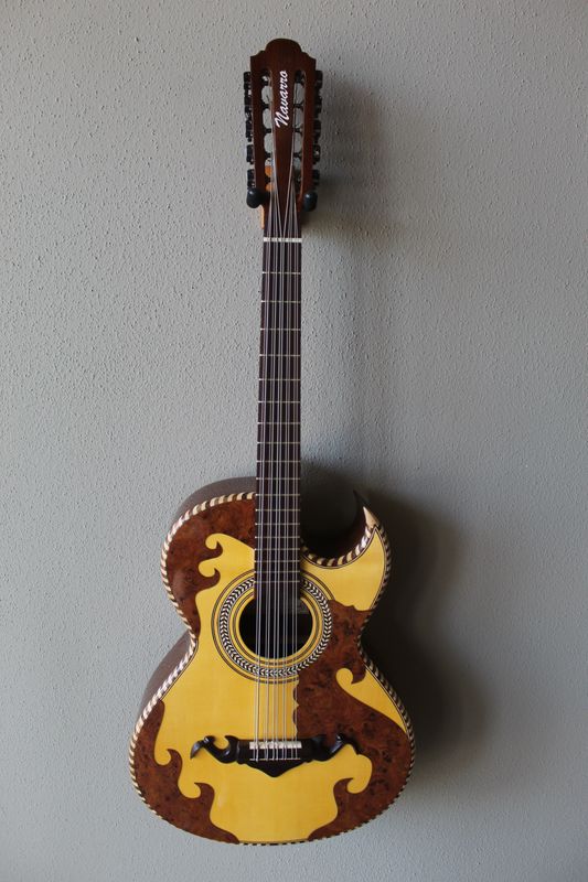 Marlon (Francisco) Navarro Solid Wood Bajo Quinto Guitar