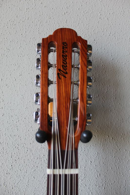 Marlon (Francisco) Navarro Solid Wood Bajo Quinto Guitar