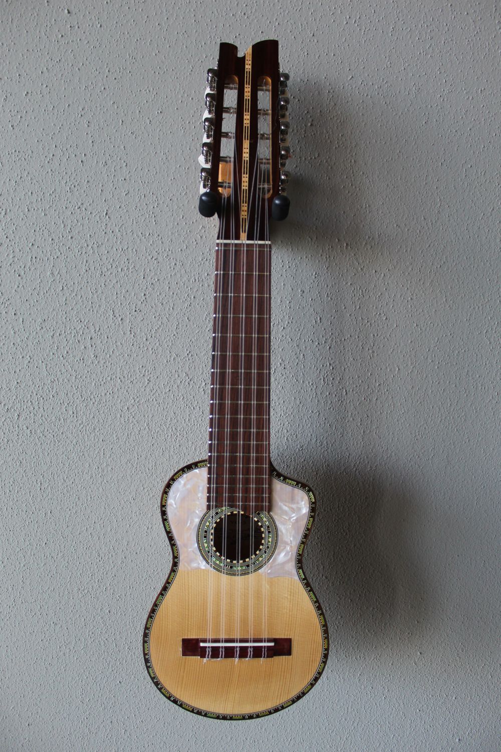 Villela VC-3 Charango with Cutaway and Custom Gig Bag - Made in Bolivia