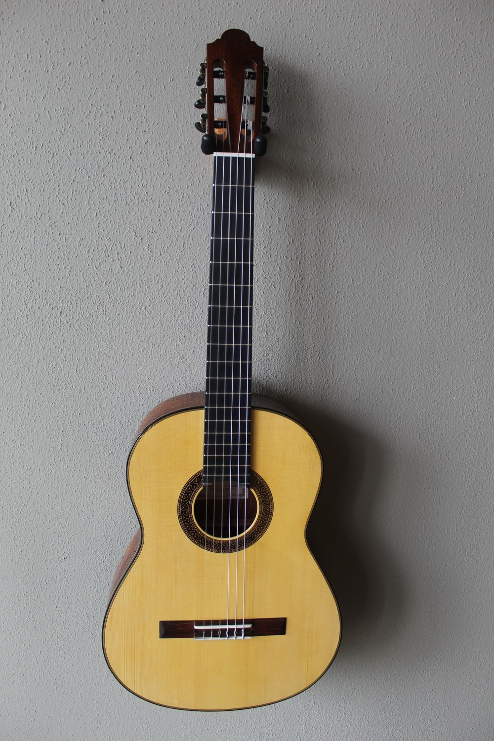 Marlon (Francisco) Navarro Left Handed Spruce Top Classical Guitar - Ebony Fretboard