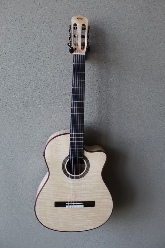 Cordoba Fusion 12 Acoustic/Electric Classical Guitar - White Sands