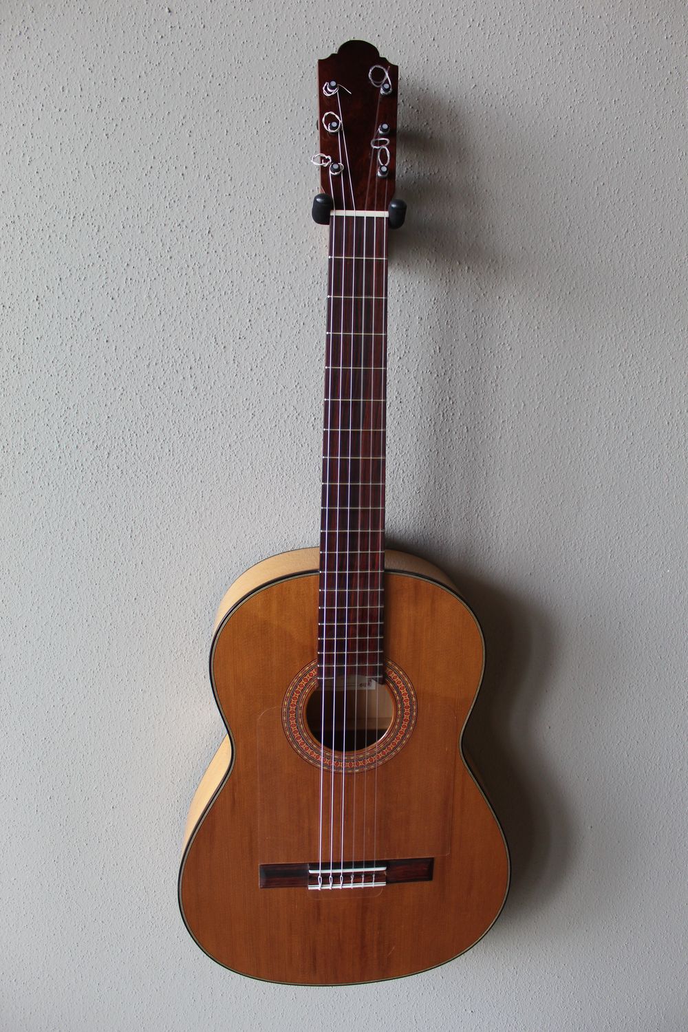 Marlon (Francisco) Navarro Cedar Top Flamenco Blanca Guitar - Friction Pegs