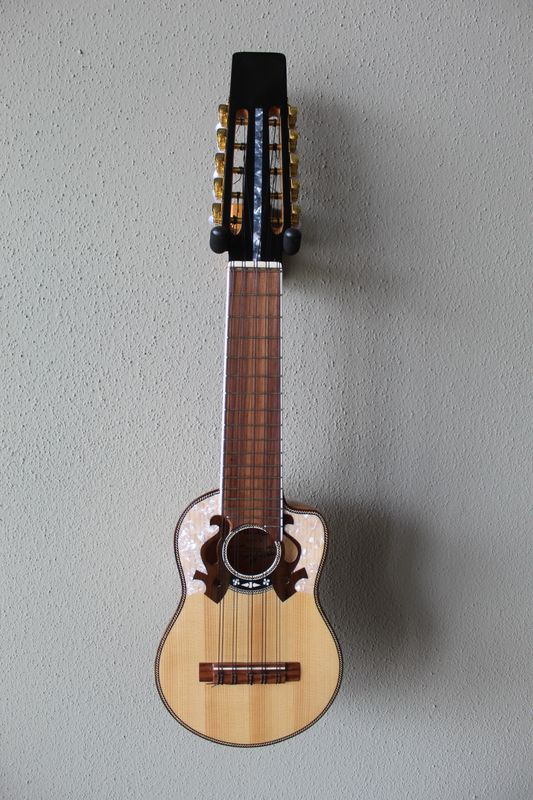 Villela VC-2 Charango with Custom Gig Bag - Made in Bolivia
