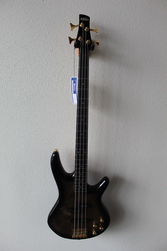 Ibanez Gio GSR200PC Electric Bass Guitar - Transparent Pale Black Burst