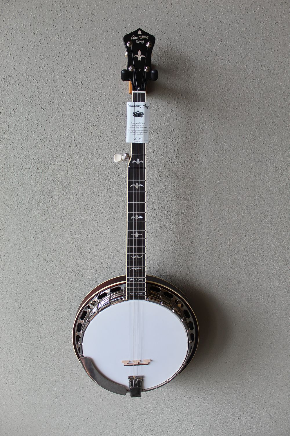Recording King RK-R35-BR Madison Maple 5 String Resonator Banjo with Hard Case
