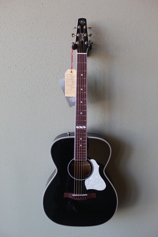 Demo Model Seagull Artist Limited Tuxedo EQ Acoustic/Electric Guitar - Black