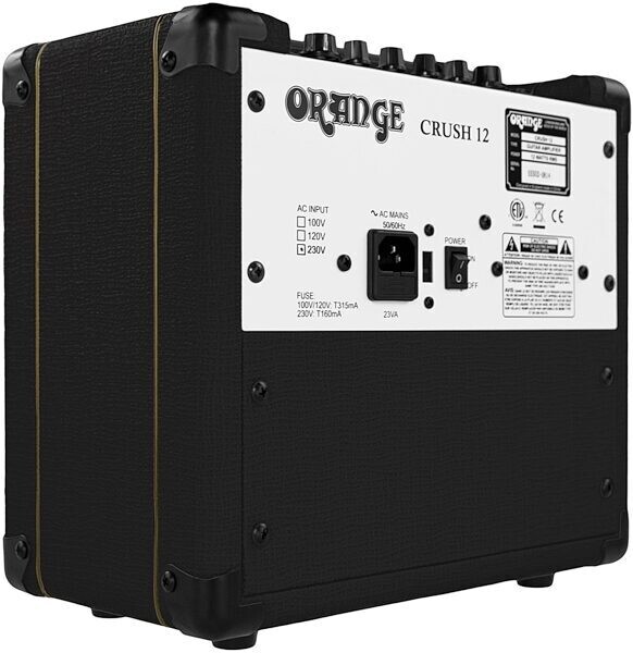 Orange Crush 12 6" 12 Watt Combo Guitar Amplifier - Black