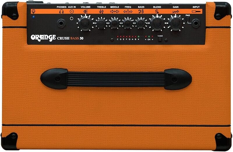 Orange Crush Bass 50 12" 50 Watt Bass Guitar Combo Amplifier - Orange