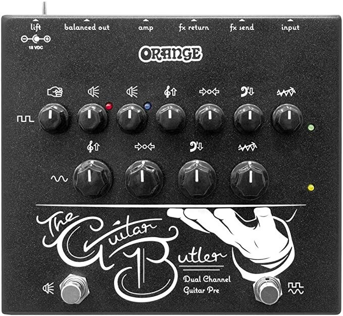 Orange Guitar Butler Dual-Channel Guitar Preamp Pedal