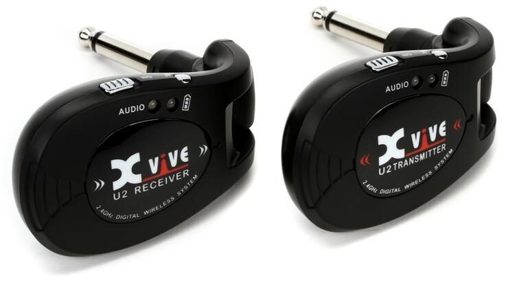 Xvive U2 Digital Wireless Electric Guitar System - Black