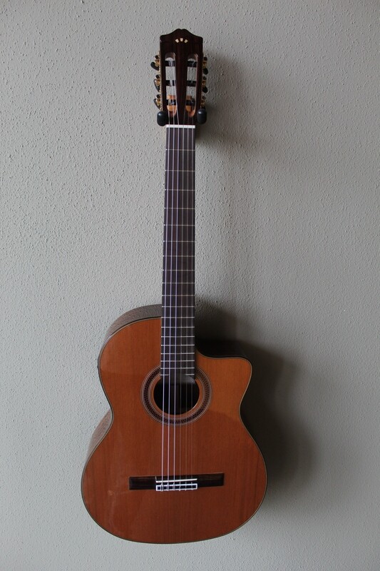 Cordoba C7-CE Nylon String Acoustic/Electric Classical Guitar with Cutaway