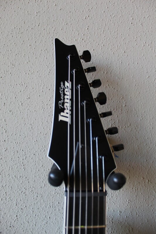 Ibanez Prestige RGR752AHBF 7 (Seven) String Electric Guitar - Weathered Black - Japan