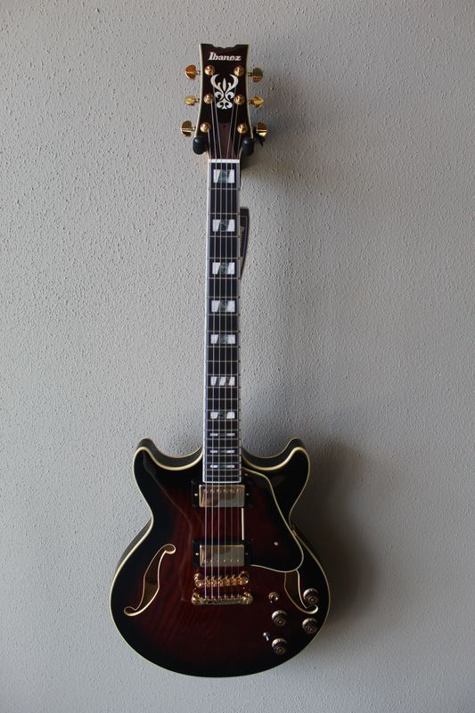 Ibanez Artstar AM153QA Electric Guitar - Dark Brown Sunburst