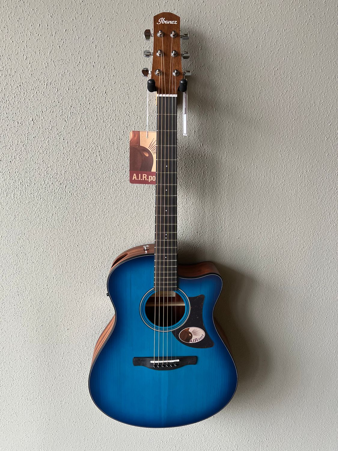 Ibanez AAM50CE Advanced Auditorium Acoustic/Electric Guitar - Sapphire Blue Burst