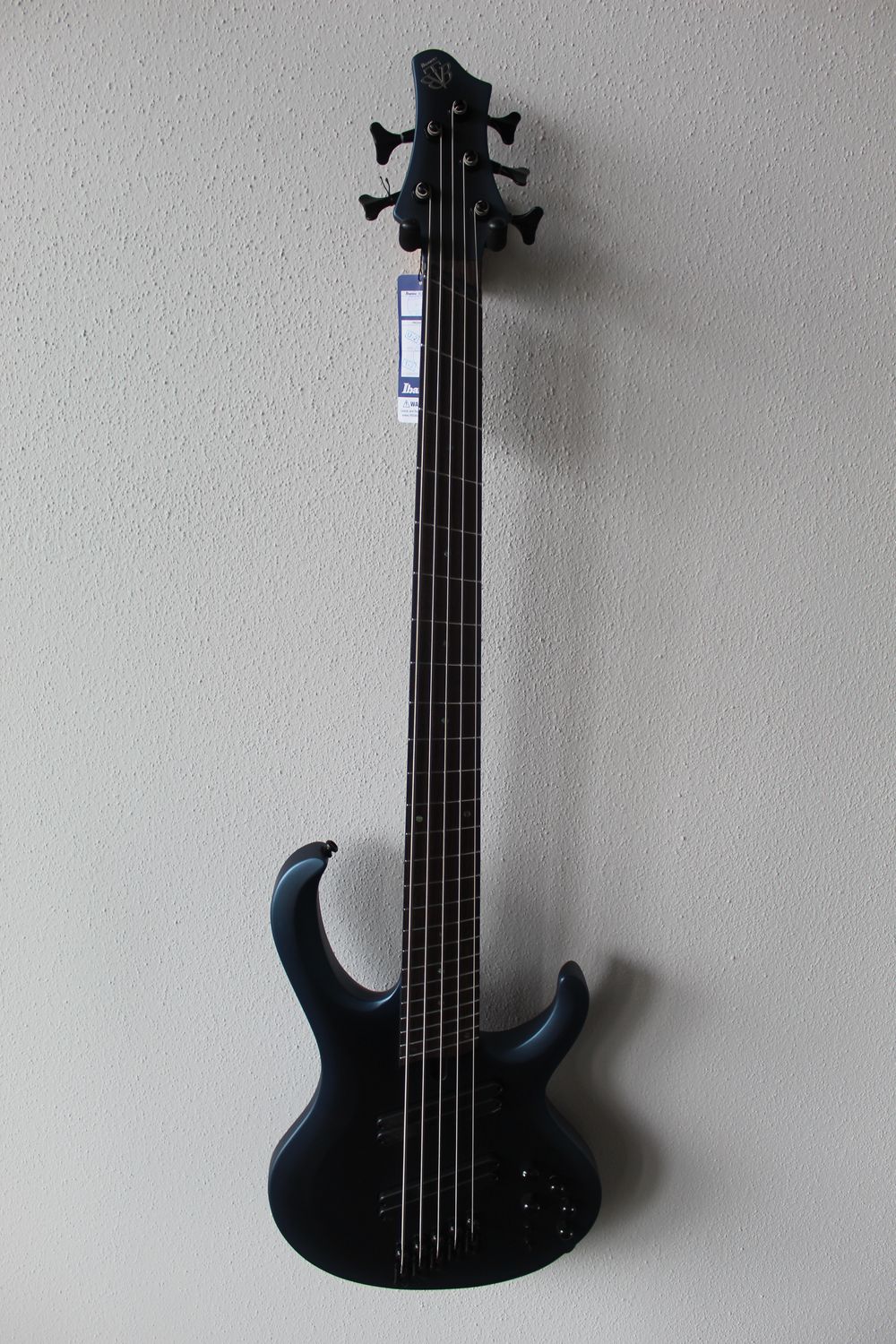 Ibanez BTB605MS 5 (Five) String Electric Bass Guitar - Midnight Arctic Ocean Matte