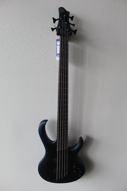 Ibanez BTB605MS 5 (Five) String Electric Bass Guitar - Midnight Arctic Ocean Matte
