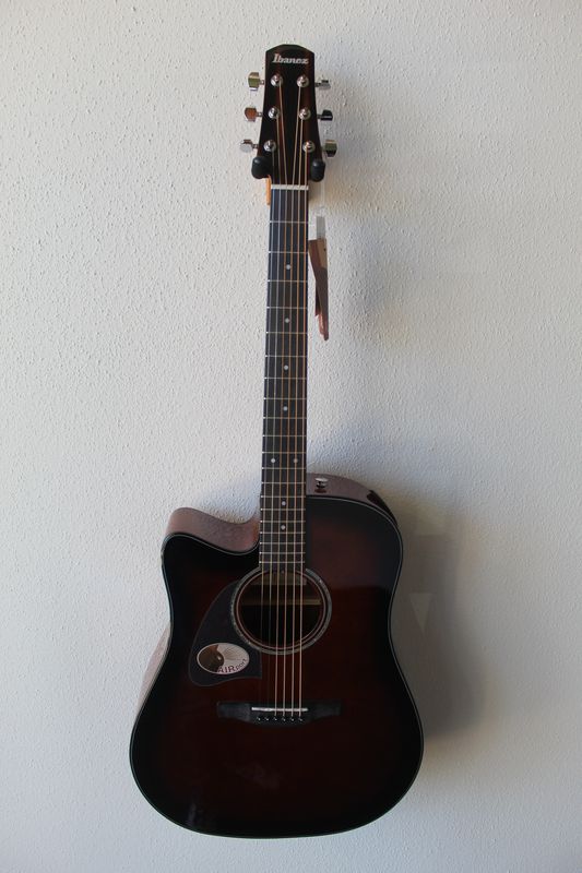Ibanez AAD51LCE Left Handed Acoustic/Electric Guitar - Dark Violin Sunburst