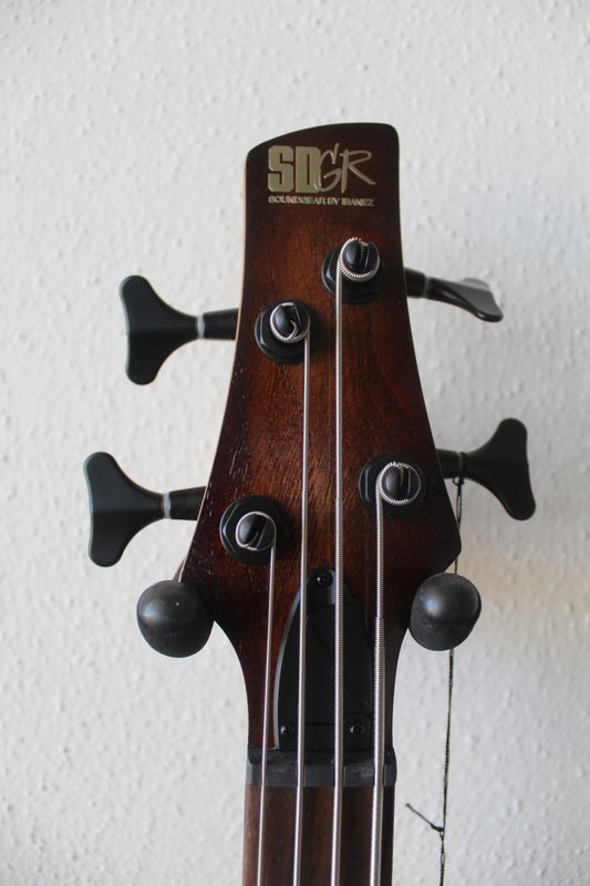 Ibanez Standard SR500AL Left Handed Electric Bass Guitar - Mahogany Brown Burst