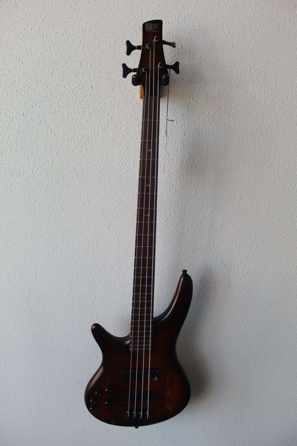 Ibanez Standard SR500AL Left Handed Electric Bass Guitar - Mahogany Brown Burst