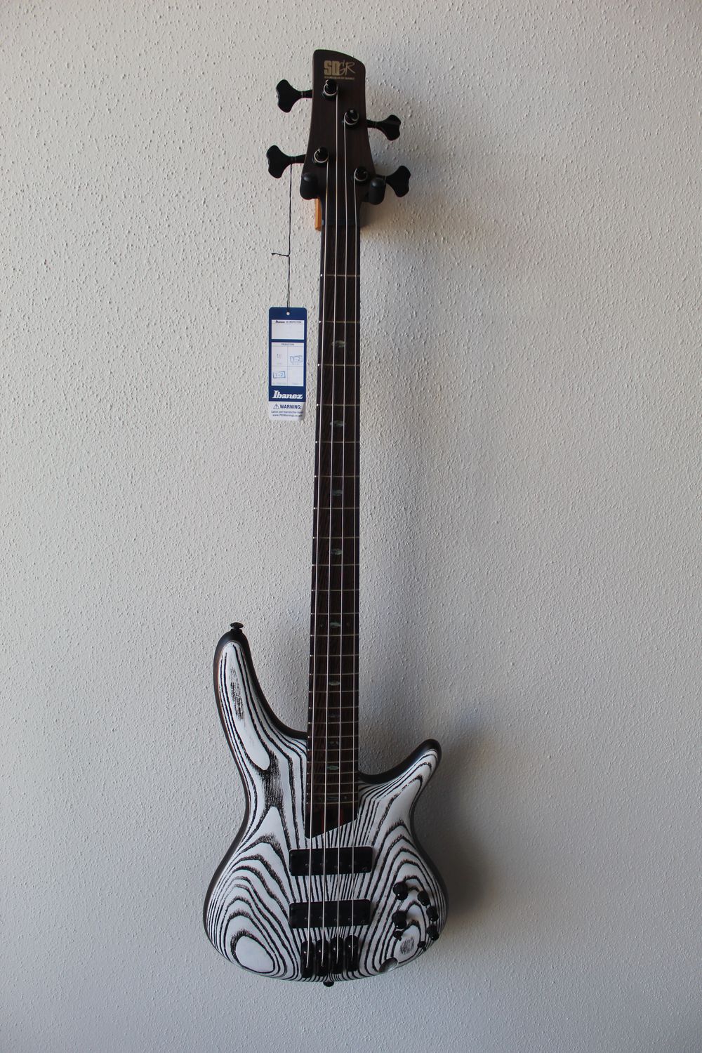 Ibanez Premium SR1320SB Electric Bass Guitar - Icebreaker Wave Flat