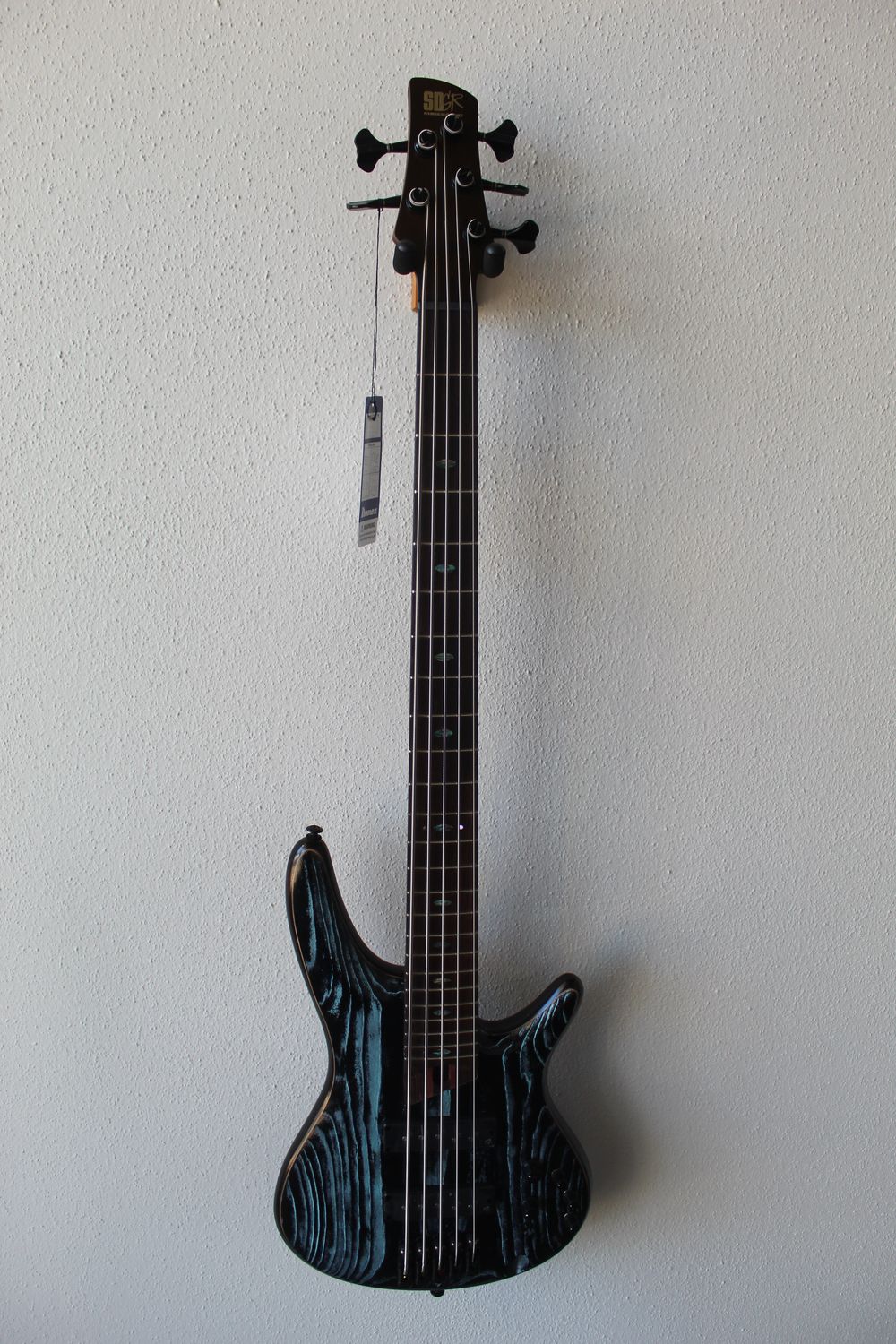 Ibanez Premium SR1325SB 5 (Five) String Electric Bass Guitar - Aqua Wave Low Gloss