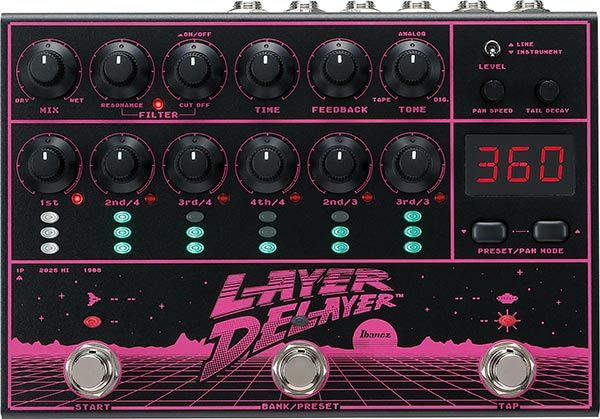 Ibanez LD303 Layer Delayer Electric Guitar Delay Pedal