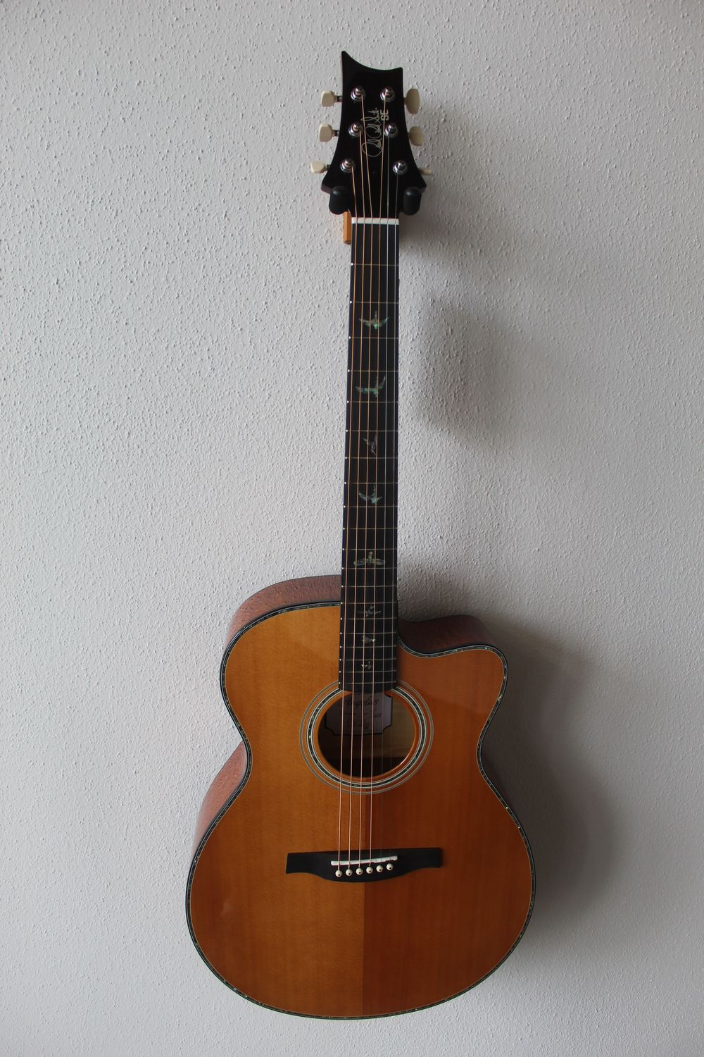 PRS SE A50E Angelus Acoustic/Electric Guitar - Black Gold Burst