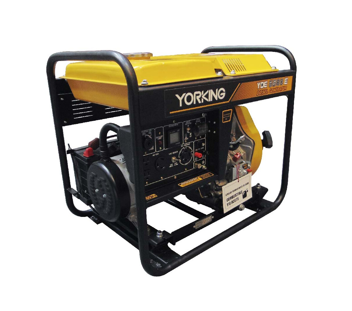 Yorking YDE6500E- 5 kW planta electrica portatil diesel abierta
