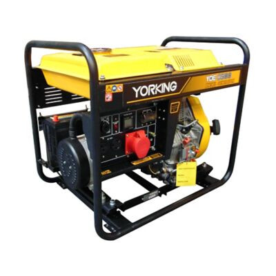 Yorking YDE8500E3 - 6.5 kW planta electrica portatil diesel abierta