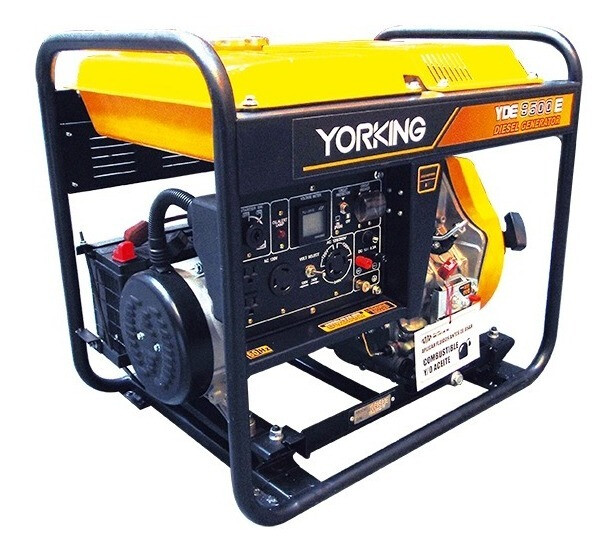 Yorking YDE8500E - 6.5 kW planta electrica portatil diesel abierta