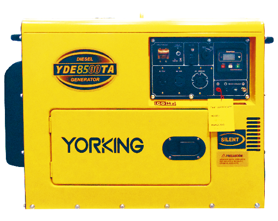 Yorking YDE8500TA - 7 kVA planta electrica portatil de emergencia diesel