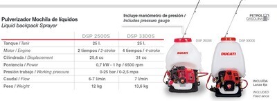 Mochila Fumigadora Ducati 20 Litros