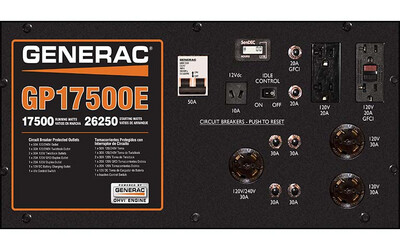 GP17500E Generac 17500 - 26250 Watts Planta Electrica Portatil