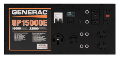 GP15000E Generac 15000 - 22500 Watts Planta Eléctrica Portátil