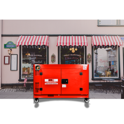 Planta Electrica Diesel Portatil 12 a 15 kVA 3.600 r.p.m. Emergencia