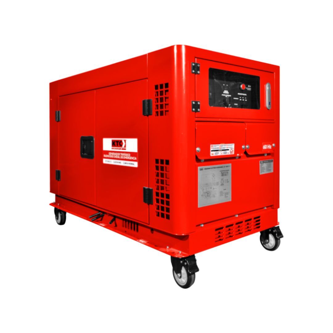 Planta Electrica Diesel KTC SDG15-1 12 kW 12 kVA 110/220V 2F 52 Amperios  Max.