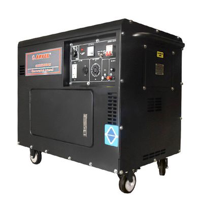 Planta Electrica Diesel 6500 Watts 115/230V 2F Arvek Silenciosa Cabinada