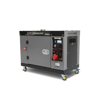 Planta Electrica Diesel 6500 Watts 115/230V 3F Toyama Silenciosa Cabinada